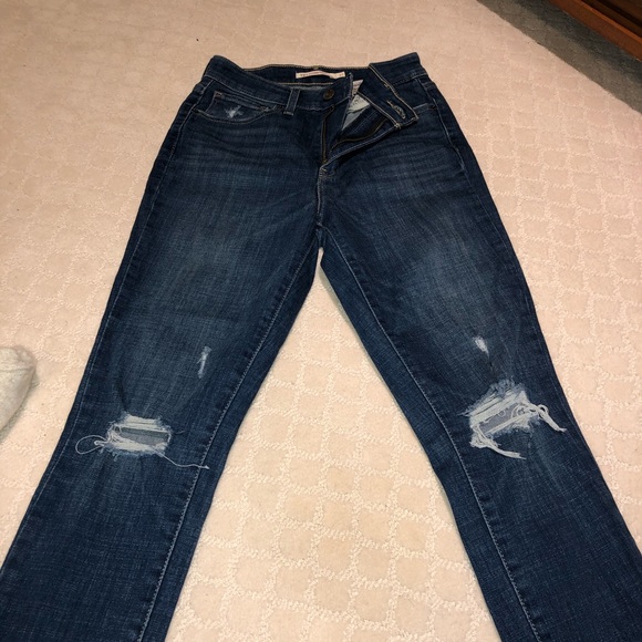 Levi’s Jeans High Rise Skinny Dark Blue